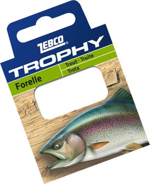 Готовые поводки Trophy Hooks to Nylon Trout (Форель) 70см. (10шт) 4385010