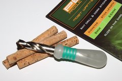 Свердло з корковими паличками для балансування насадки 8 мм PB Products - Bait Drill + Сork Sticks, 28105