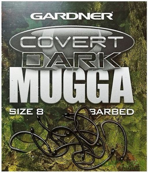 Gardner Covert Dark Mugga hooks barbed DMH2
