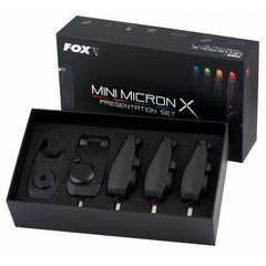 Набір з 4-х сигналізаторів клювання та пейджер, Mini Micron MX 4 rod set CEI199
