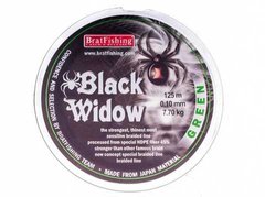 Шнур BratFishing BLACK WIDOW GREEN (зелёный) 125м, 30/02-008-