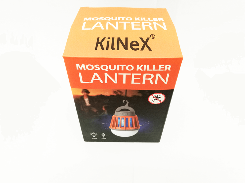 Ліхтар для кемпінгу KILNEX маленький зелений, USB, 2000. mAh, з функцією знищення комарів MKL