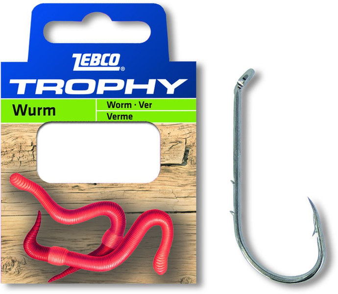 Готовые поводки Trophy Worm hook-to-nylon 4380006
