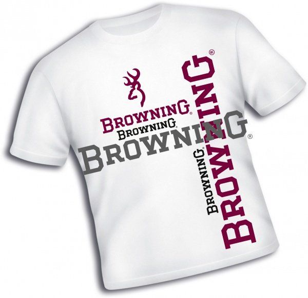 Футболка, T-Shirt, white, Browning 8922103