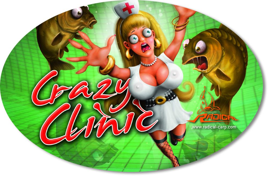 Наклейка Sticker Crazy Clinic 14,5cm 9,5cm 9949020