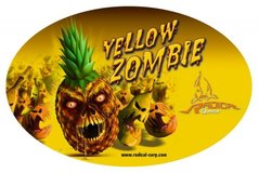 Наклейка "Yellow Zombie" 9,5 * 14,5cм 9949014