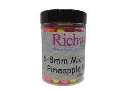 Бойли плаваючі Richworth 6-8mm Micro Pop-Ups Pineapple Hawaiian 100ml ERW6PH