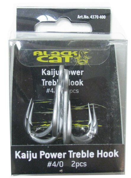 Тройник Black Cat Kaiju Power Treble Hook dura steel 4370400