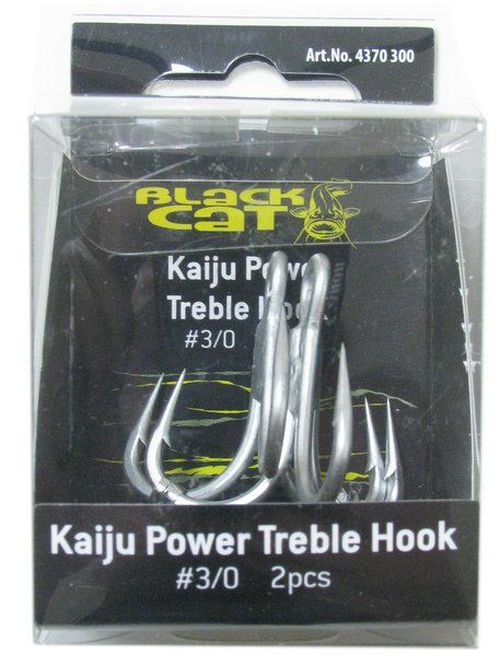 Трійник Black Cat Kaiju Power Treble Hook dura steel 4370400