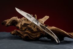 Нож со складным лезвием Laguiole 12 см ручной работы, олень L12BC
