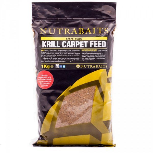 Донная прикормка Krill Carpet Feed, 1kg NU097