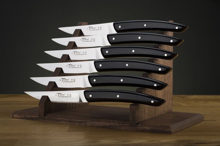 Набор из 6 ножей Thiers с черной ручкой 2.90.001.90