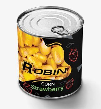 Кукуруза ROBIN Клубника 200 мл. ж/б 24554
