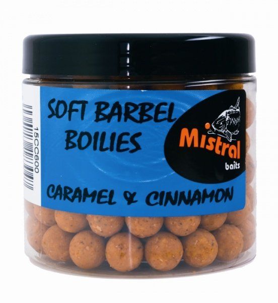 Бойлы Mistral Caramel & Cinnamon, 15mm, 600ml M15CC600