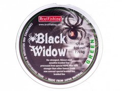 Шнур BratFishing BLACK WIDOW GREEN (зелёный) 125м, 3002008010