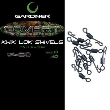 Вертлюг Gardner Cover Kwik-Lok Swivels №8 (10шт) QLS8