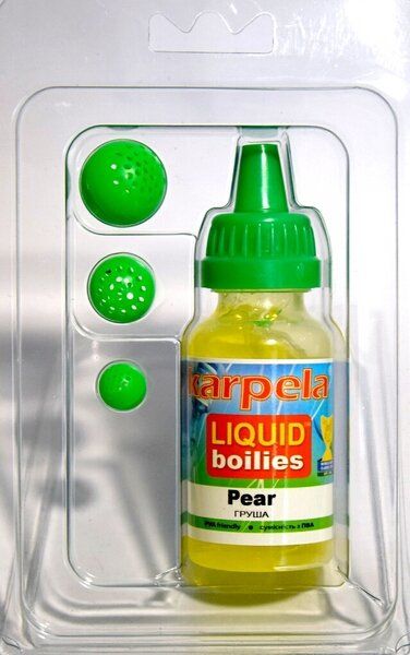 Набір. Liquid "Pear груша" + контейнери зелені маленькі отвори, 10-14-18 мм НГР