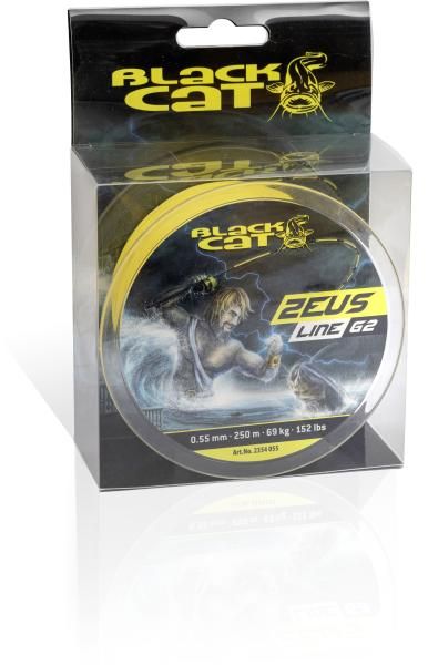 Шнур для сома Black Cat Zeus Line G2 Yellow 2354055