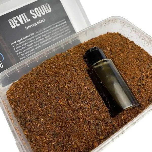 Метод мікс Crazy Carp Method Mix Devil Squid 400г MMIXDS400