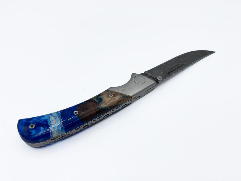 Мисливський складаний ніж ЕОК damascus blade hybride handle 5.15.140.15GFD