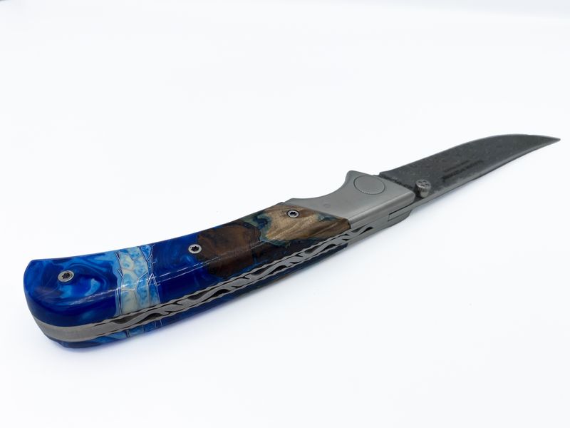 Мисливський складаний ніж ЕОК damascus blade hybride handle 5.15.140.15GFD