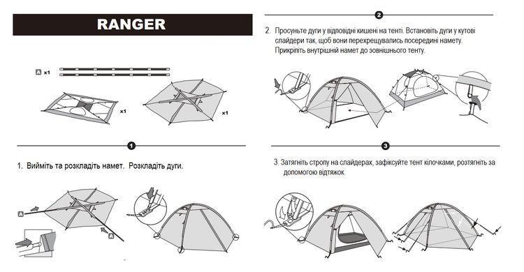 Намет Tramp Ranger 2 (v2) TRT-099 TRT-099