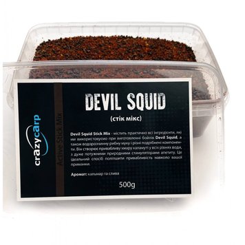 Стік мікс Crazy Carp Stick Mix Devil Squid 500г SMIXDS0,5