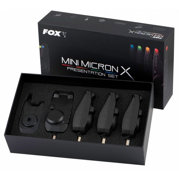 Набір з 4-х сигналізаторів клювання та пейджер, Mini Micron MX 4 rod set CEI199