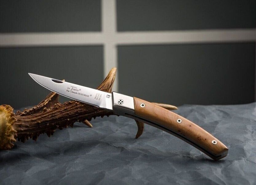 Карманный нож Thiers RLT 693 с ручным декором и рукояткой из можевельника 1.90.320.47