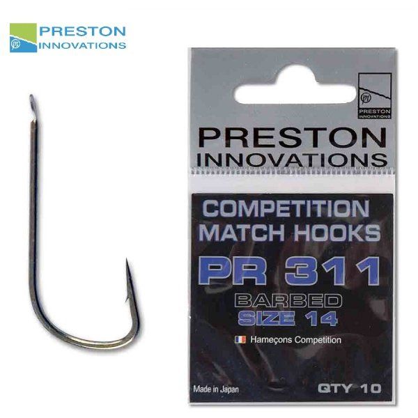 Гачки PR COMPETITION Hooks 311, Preston PRC311-18