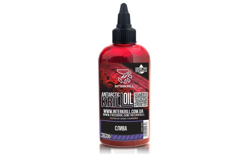 Крилевое масло Interkrill KRILL OIL Слива 100мл AKО-007