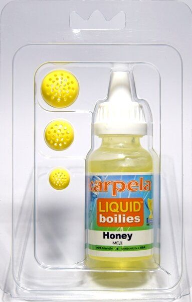 Набір. Liquid "Honey мед" + контейнери жовті маленькі отверст, 10-14-18 мм НМЕ