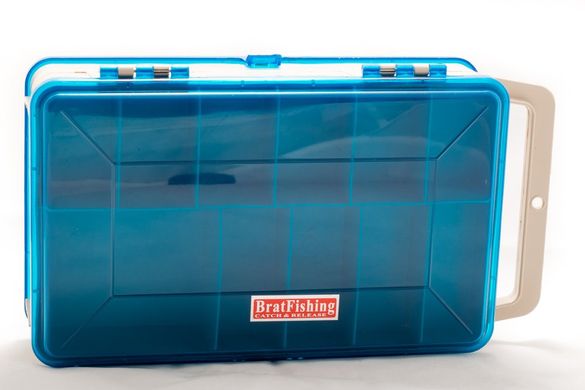 Ящик двосторонній Bratfishing, синій (265 × 170 × 80 мм) 120/02-101-265