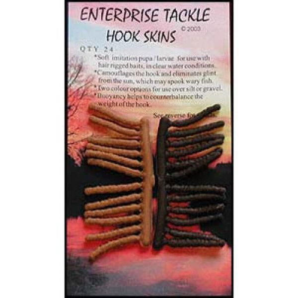 Маскировка крючка ET Blood Worm Hook Skins (10) ET40B
