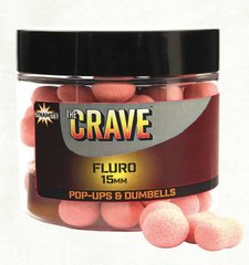 Плавающие бойлы Dynamite Baits Fluro Pop-Up Crave Pink 15mm DY912
