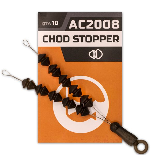 Стопор для монтажу чод-ріг Orange Chod stopper 10шт AC2008