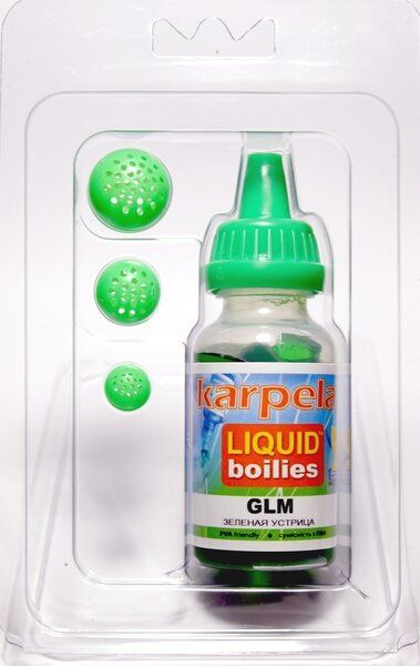 Набір. Liquid "GLM зелена мідія" + контейнери зелені маленькі отвори, 10-14-18 мм НЗМ