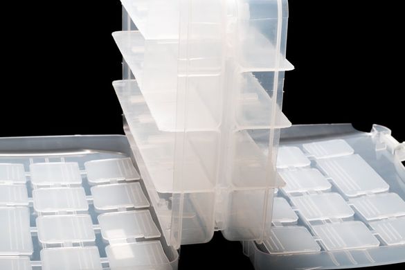 Ящик-портфель двосторонній Bratfishing, білий (280 × 220 × 60мм х2) 120/02-102-280