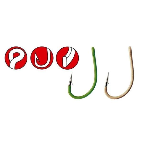 Гачки коропові Gamakatsu A1 G-Carp Super Camou Green 149086 00400