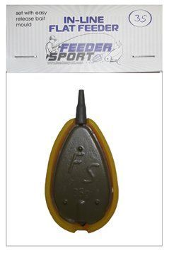 Годівниця фідерна Feeder Sport "Флет" F1 + форма F1C-35