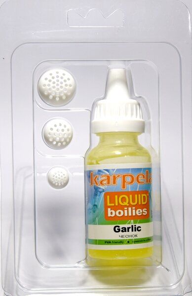 Набір. Liquid "Garlic часник" + контейнери білі маленькі отвори, 10-14-18 мм НЧ