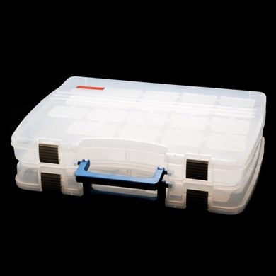 Ящик-портфель двухсторонний Bratfishing, белый (380×290×110мм х2) 120/02-102-380