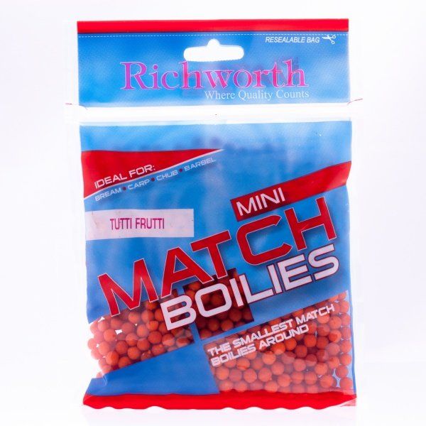 Бойлы Richworth Mini Match Boilies 6mm TUTTI FRUTTI, 200g 04-16