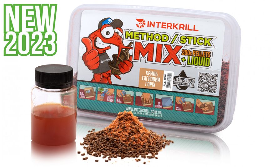 Пеллетс Interkrill Method/Stick Mix 400 г PLS-006