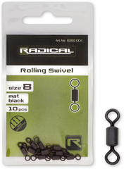 Вертлюг Radical Rolling Swivel mat black non reflective 10pcs 6269004