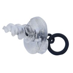 Micro Ring Bait Screw, 5pcs (Прозрачный пластиковый винт с металлическим кольцом, 5 шт/уп) CZ0626