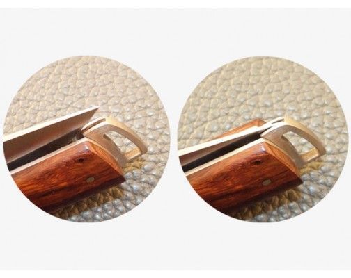 Нож со складным лезвием Le Thiers Gentleman Walnut Грецкий орех T9NO