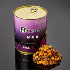 "MIX-6" зерен ROBIN 900 ml. ж/б Krill 24427