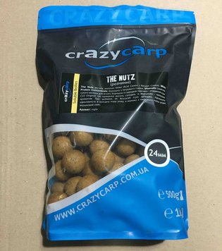 Бойли Crazy Carp Platinum Series The Nutz Soluble 24 мм 1кг TNPS24