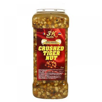 Тигровий горіх 3KBaits подрібнений (натуральний) банка 1л 3к01851